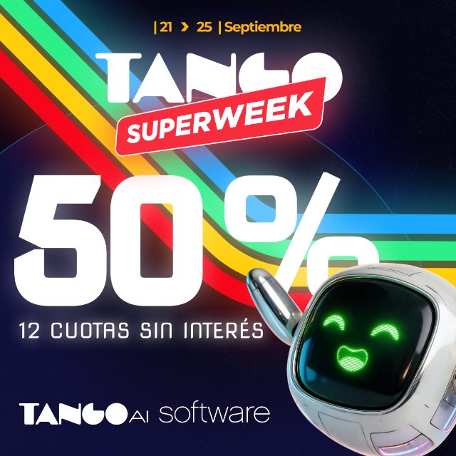 Tango Software SuperWeek: hasta 50% off en 12 cuotas sin interés